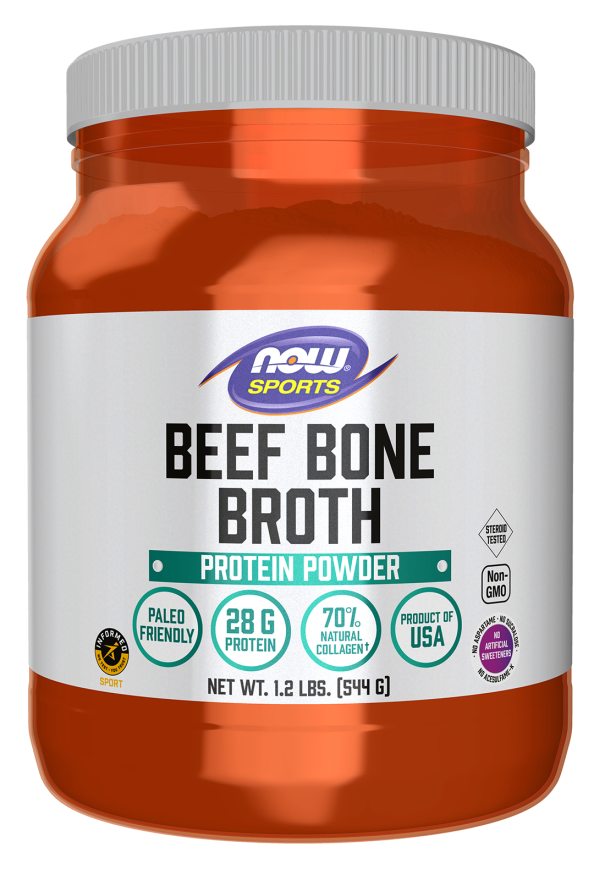 Now foods complément alimentaire bouillon d’os collagène 28 g