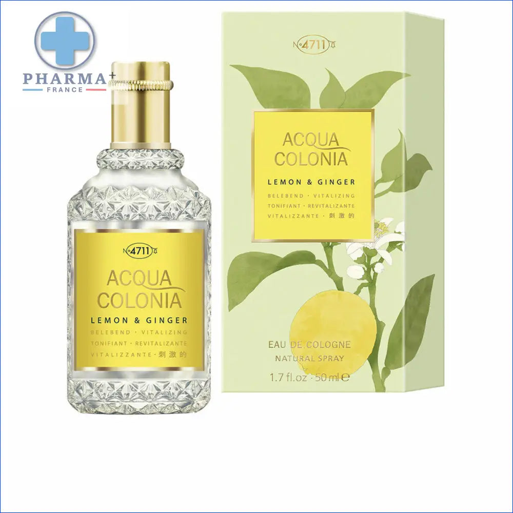 Flacon en verre 100 ml 4711 Eau de Cologne Citron Gingembre groupe Nobélis Sasu