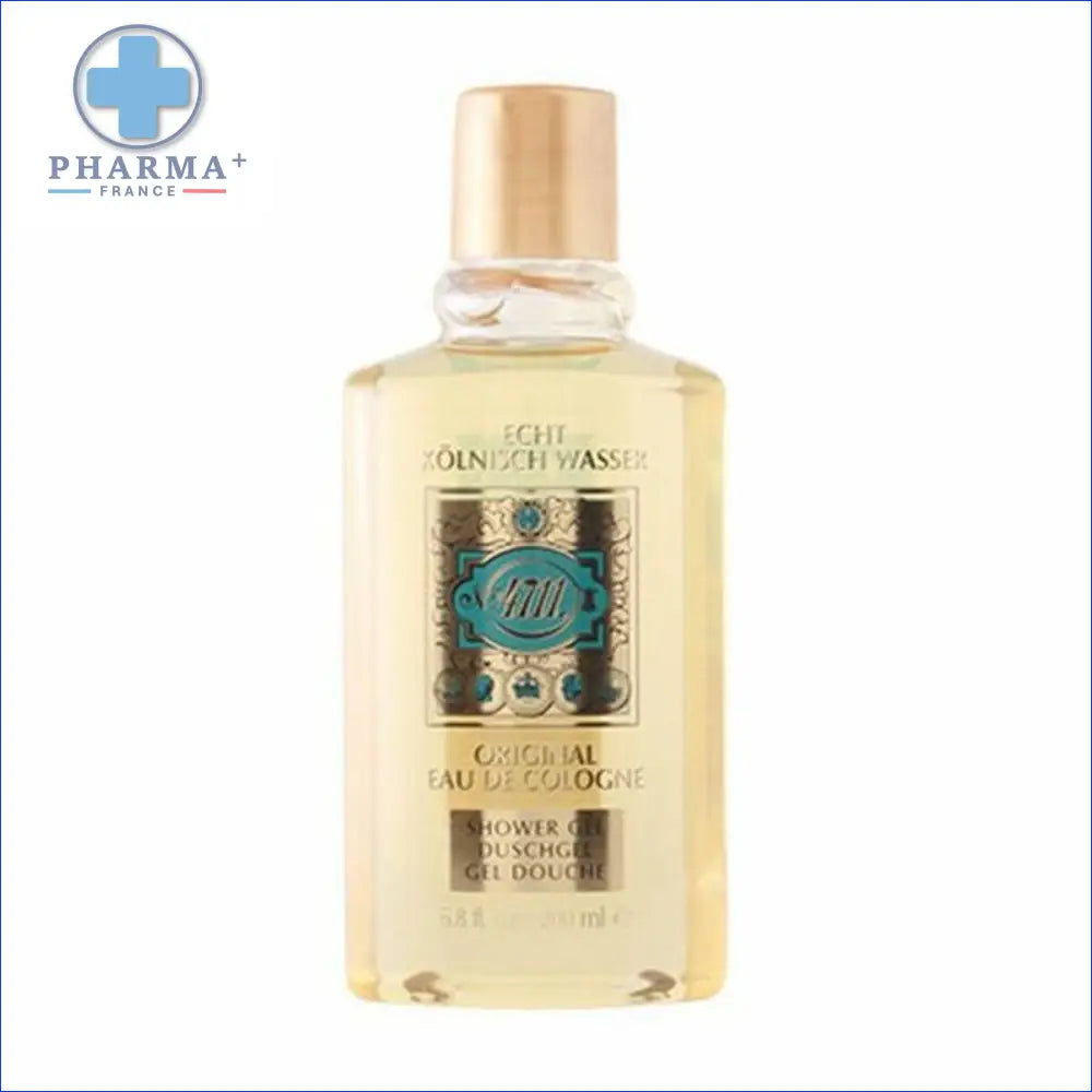 Bouteille de 4711 gel douche eau de cologne rafraîchissant 200 ml Groupe Nobélis Sasu