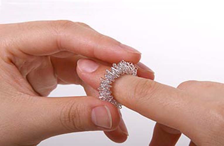 No brand acupressure ring stimulation acupressure points 5 units