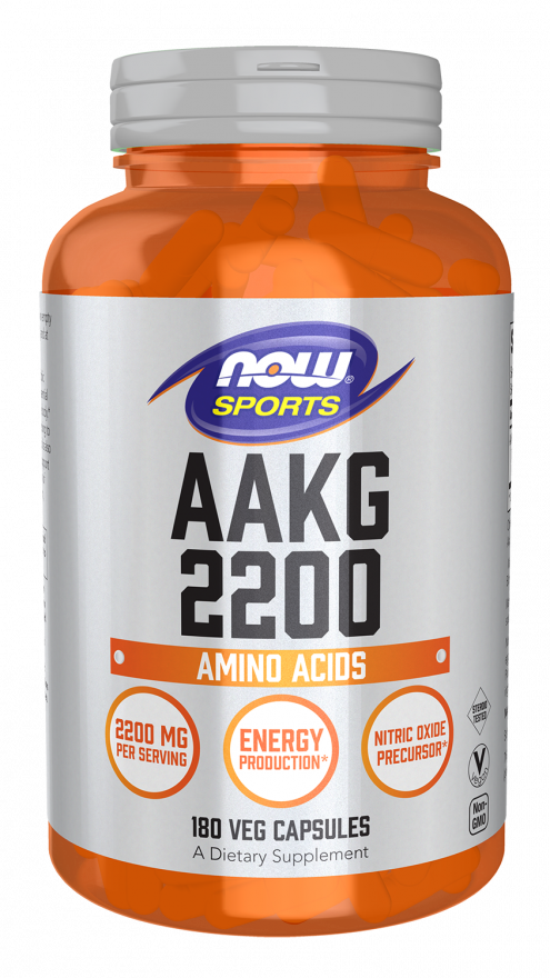 AAKG 2200 mg Gélules Végétales – NOW Foods