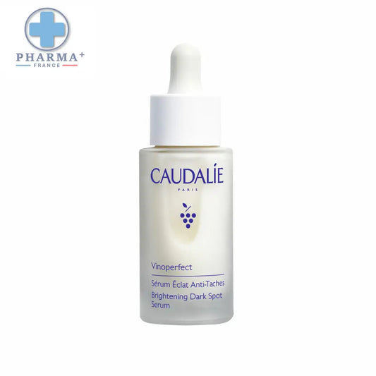 Bouteille du sérum éclaircissant taches pigmentaires Caudalie Vinoperfect 30 ml