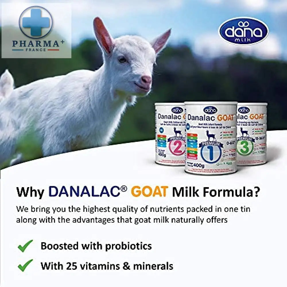 Danalac Goat Milk Follow-On Formula 400g Stage 2 Baby Milk Powder for Infants and Toddlers Age 6-12 Months (Pack of 1)-4