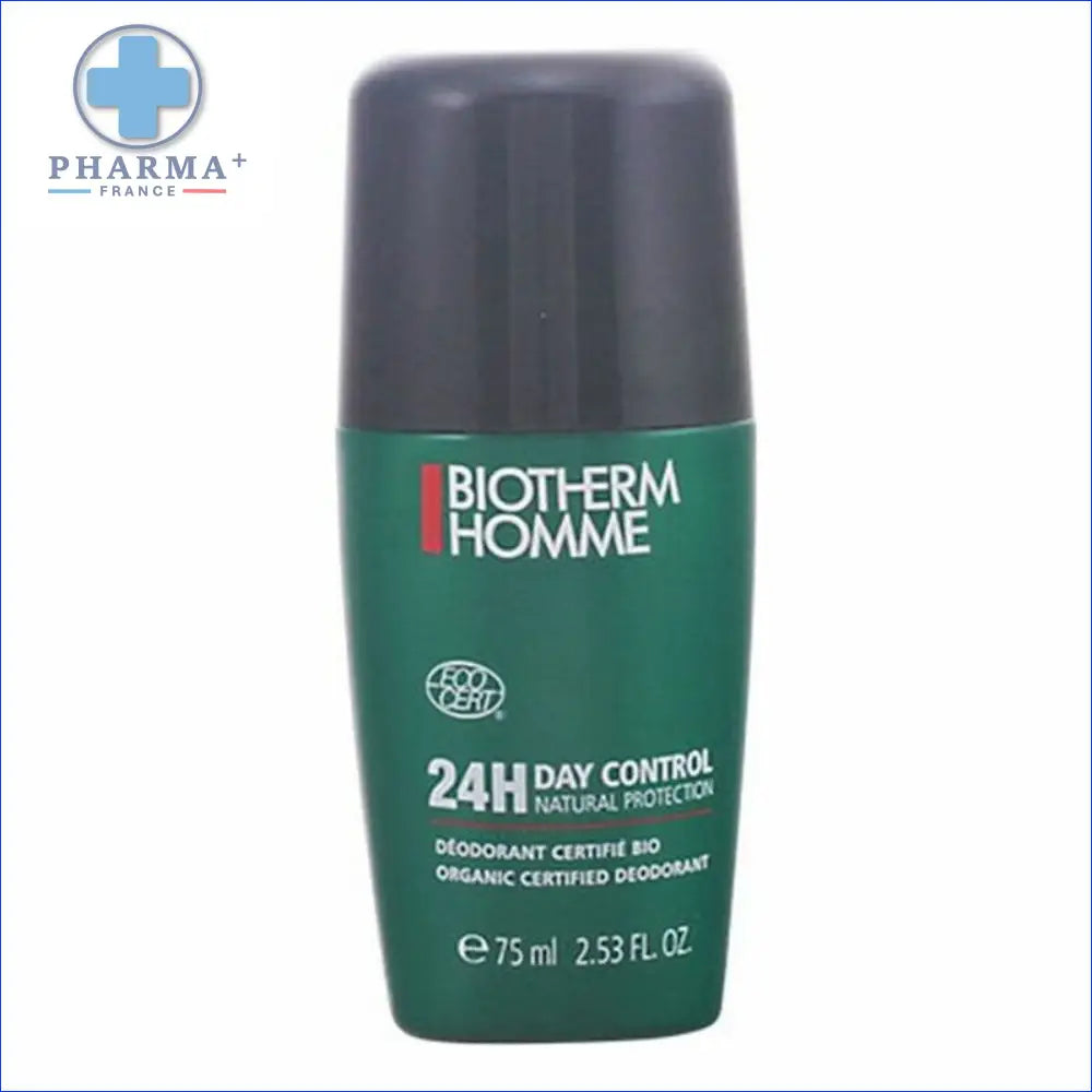 Déodorant roll-on vert foncé avec bouchon noir, groupe Nobelis homme Day Control