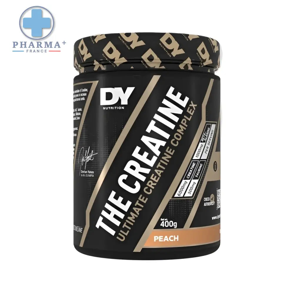 Boîte noire et or de dorian yates ultimate creatine complex pêché 300 g supplément créatine yates the créatine