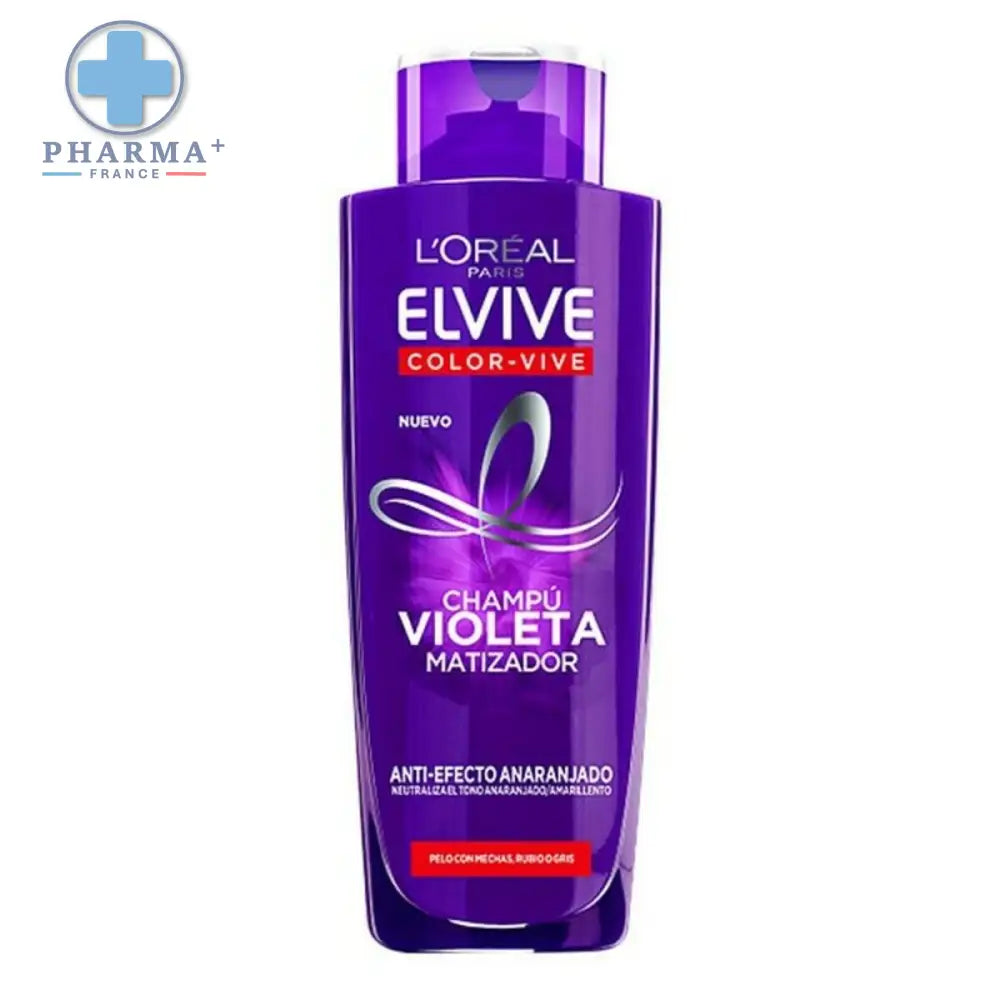 Shampoing violet Elvive Color-Vive Violeta pour cheveux teints 250 ml
