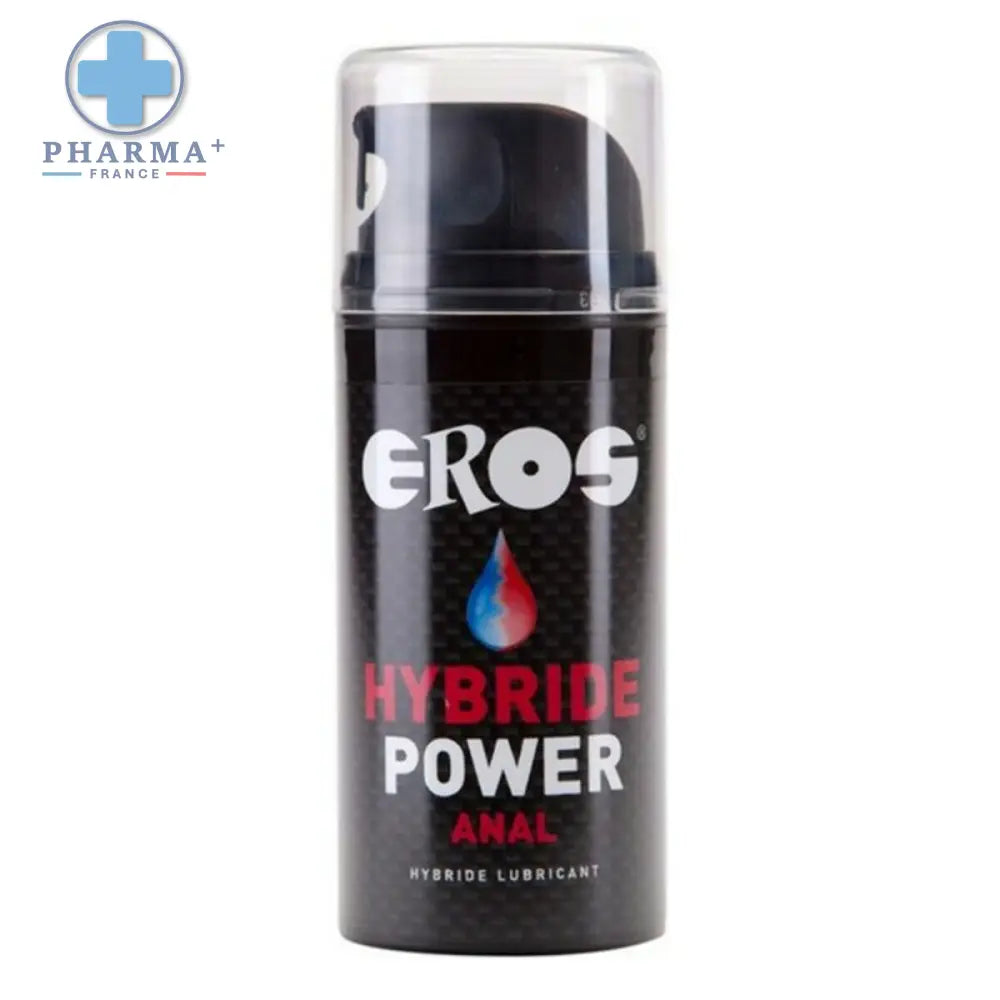 Lubrifiant hybride eros HP18114 en flacon doseur noir, pour anal, Eros Hybride Power