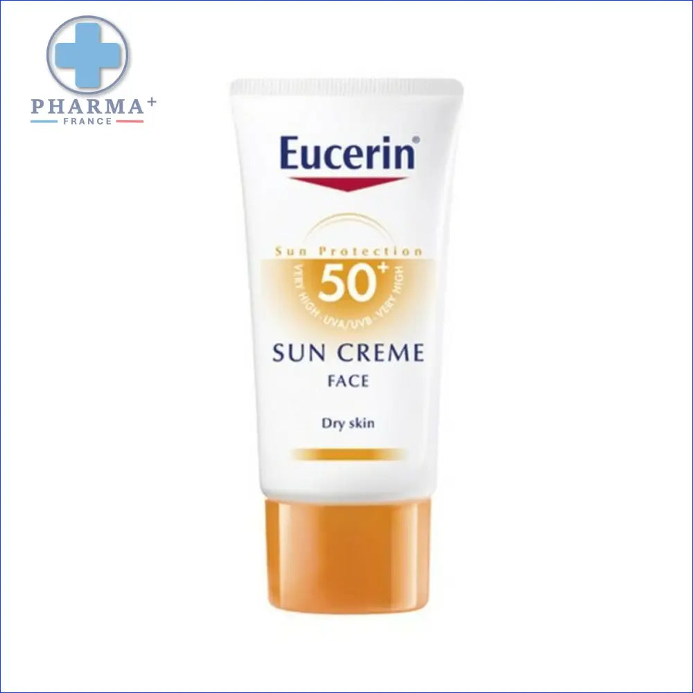 Crème solaire visage sensitive protect 50ml pour peaux sèches, groupe Nobélis, Eucerin