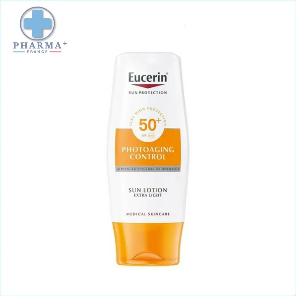 Eucerin lotion solaire sensitive protect SPF 50+ groupe Nobélis, protection photoaging