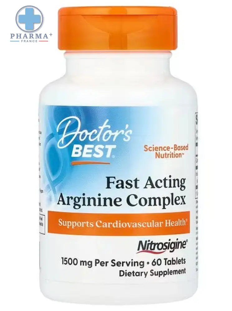 Fast Acting Arginine Complexe avec Nitrosigine – Doctor's Best
