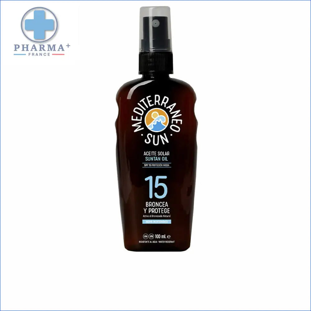 Image du groupe nobélis soleil suntan oil SPF 15 protecteur solaire suntan