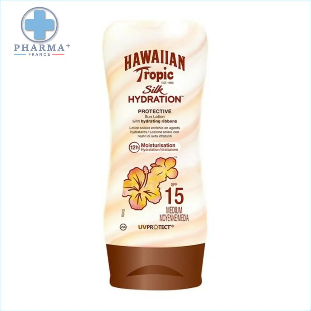 Lotion solaire Silk Hydratante SPF 15 Groupe Nobélis, Hawaiian Tropic solaire silk hawaiian