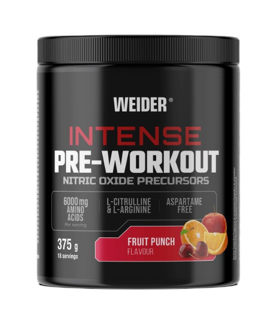 Weider Intense Pre-Workout – Fruit Punch – 375g