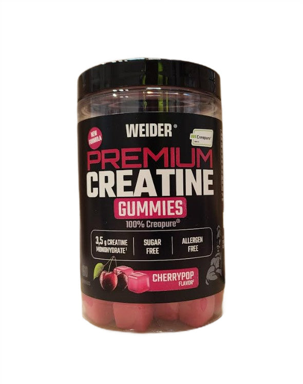 Weider Premium Creatine Gummies – Cherrypop – 60 gummies