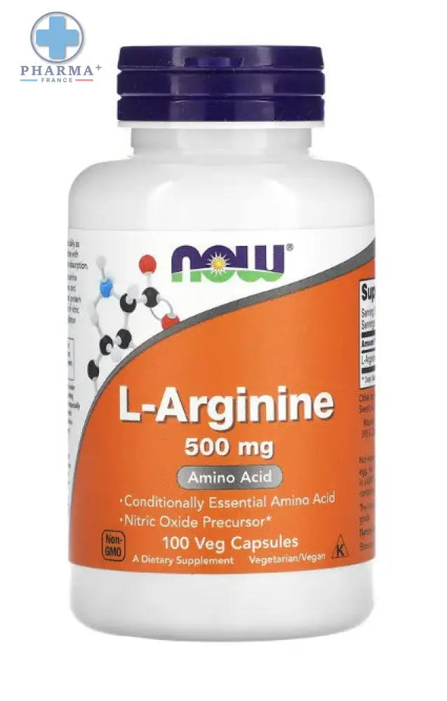 L-Arginine 100 caps – NOW Foods