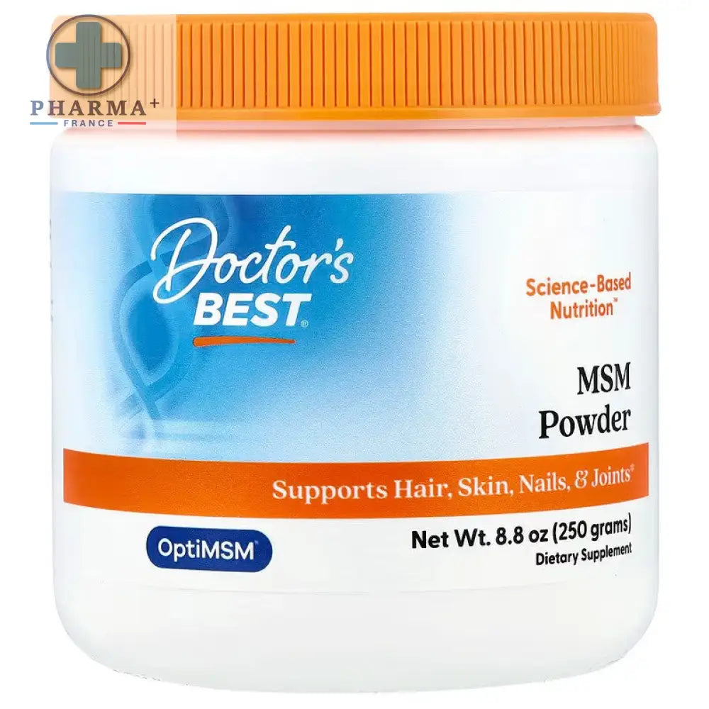 MSM avec OptiMSM 250g – Doctor's Best