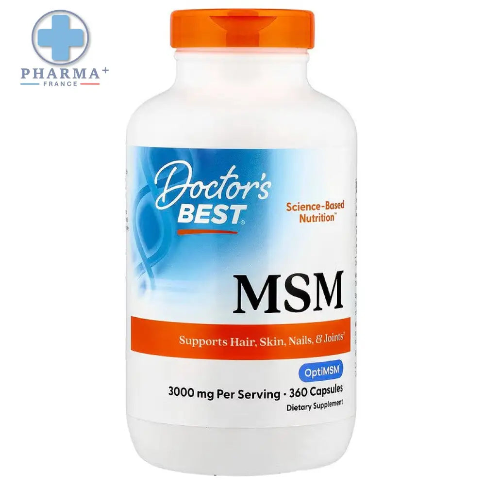 MSM avec OptiMSM 360 caps – Doctor's Best