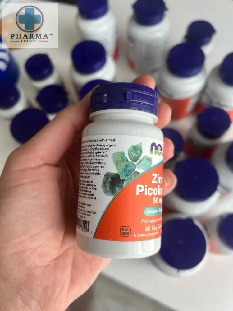 NOW Foods – Zinc Picolinate 50 mg – 60 gélules