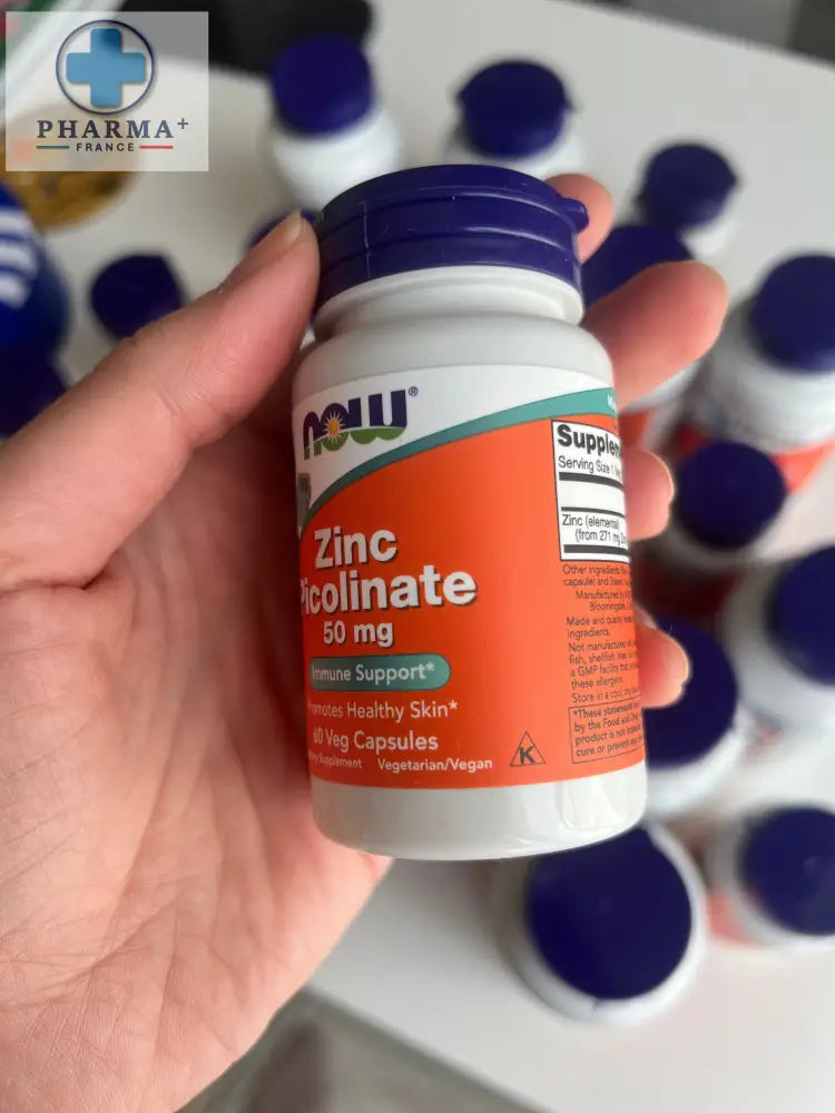 NOW Foods – Zinc Picolinate 50 mg – 60 gélules