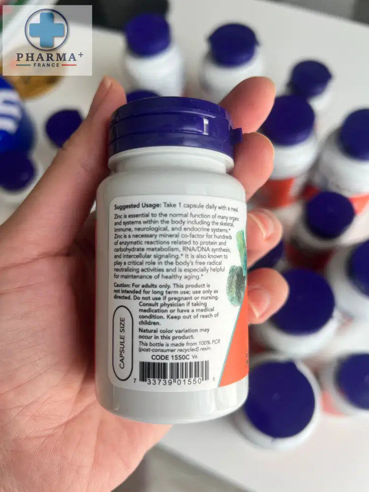 NOW Foods – Zinc Picolinate 50 mg – 60 gélules