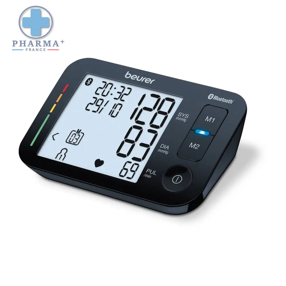 Tensiometru, Beurer, Bluetooth, Negru (655.12)-0