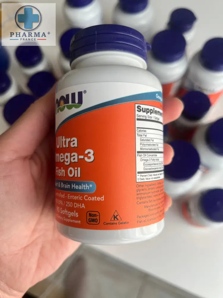 Ultra Omega-3 – NOW Foods (90 capsules molles)