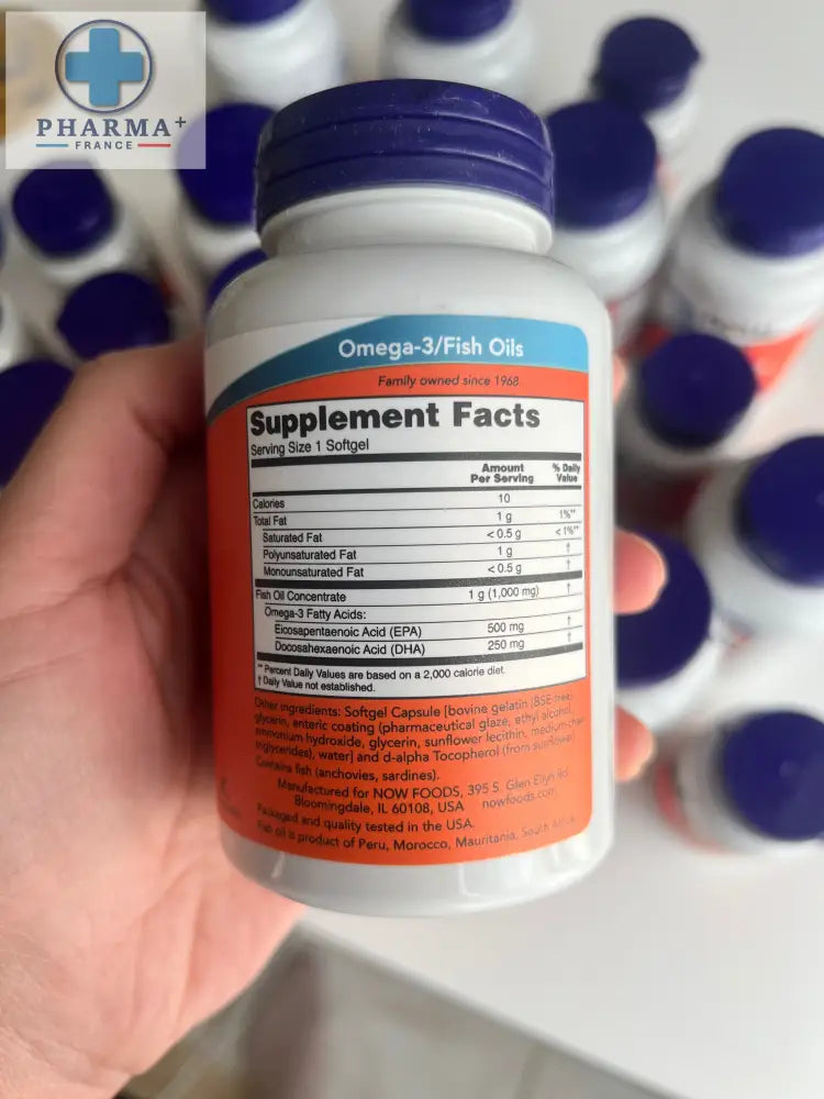 Ultra Omega-3 – NOW Foods (90 capsules molles)