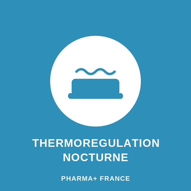 Thermorégulation nocturne Climsom - surmatelas climatisé contre la canicule - Pharma+ France