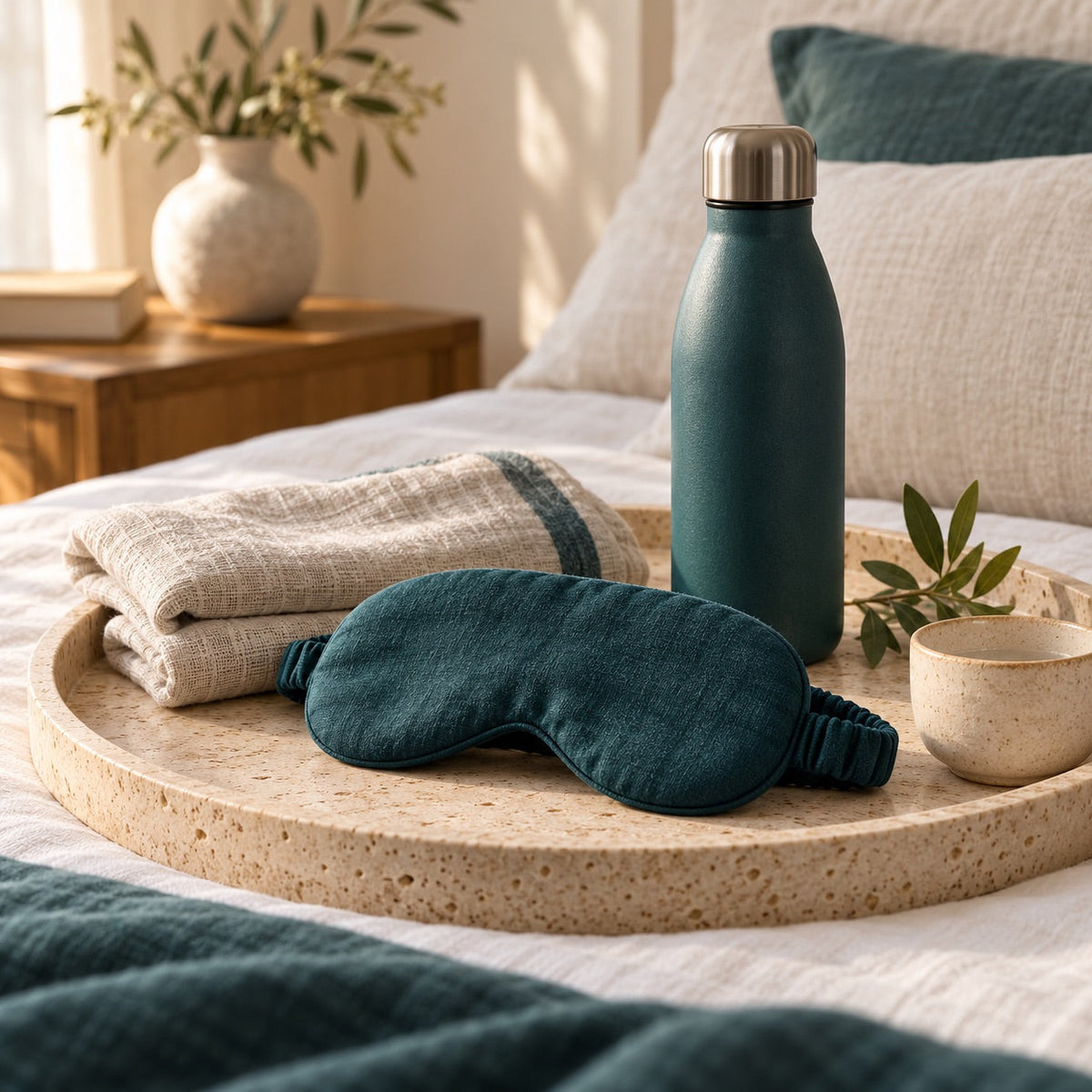 Masque de repos et accessoires de confort quotidien