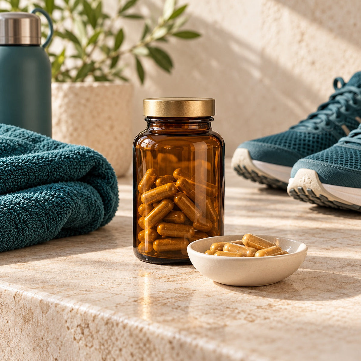 Vitamines, minéraux et accessoires de sport