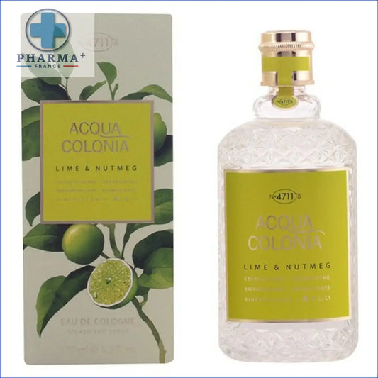 Bouteille 4711 Acqua Colonia Lime Nutmeg et packaging, groupe Nobélis Sasu