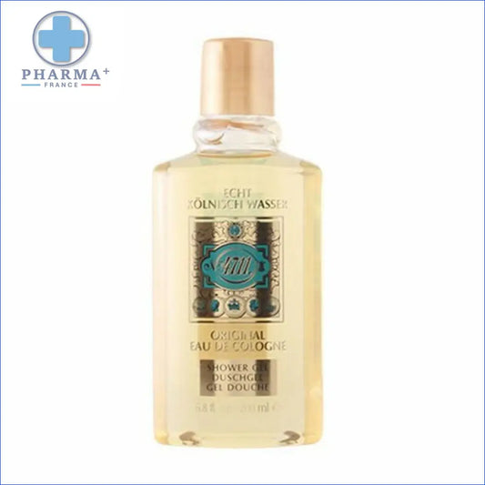 Bouteille de 4711 gel douche eau de cologne rafraîchissant 200 ml Groupe Nobélis Sasu