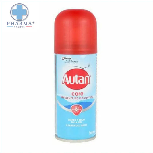 Spray autan groupe nobélis sasu, aérosol bleu clair, répulsif moustiques, 1 unité