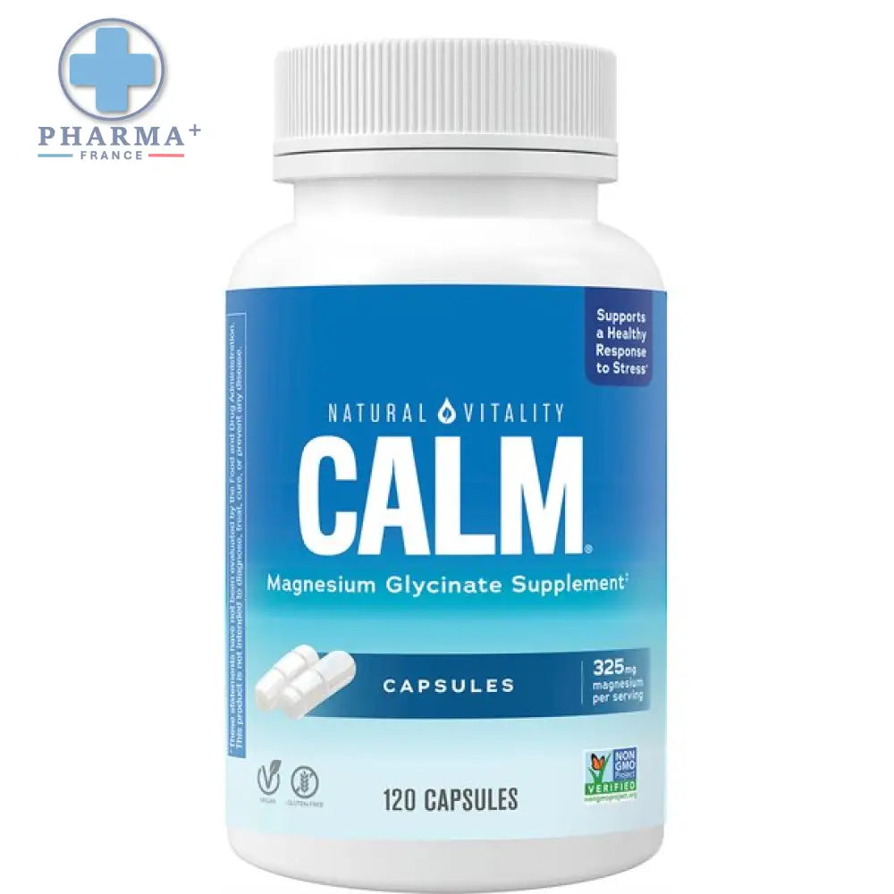 Calm Magnesium Glycinate 120 caps – Natural Vitality