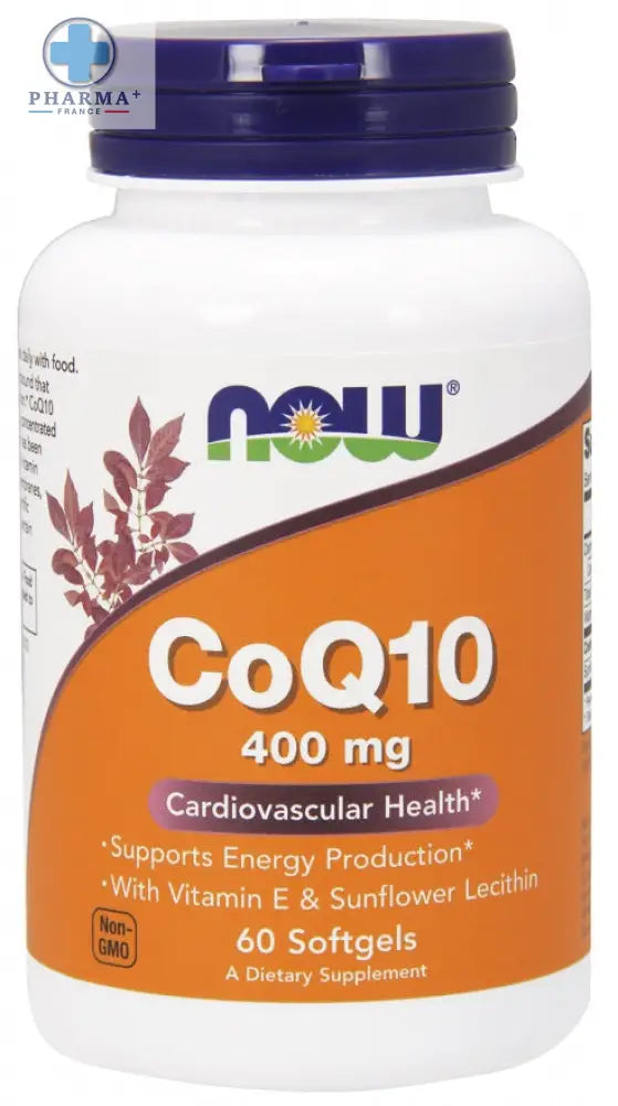 CoQ10 avec Lecithin & Vitamin E – NOW Foods