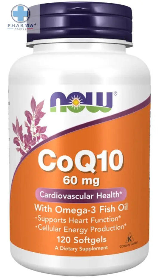CoQ10 avec Omega-3 – NOW Foods