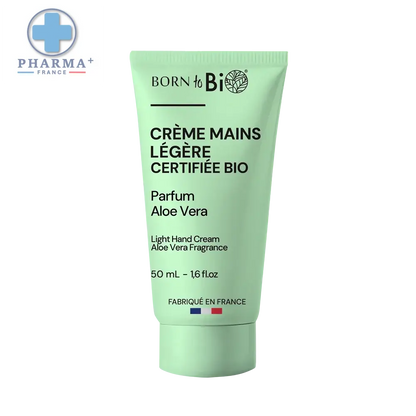 Crème Mains Légère Aloé Vera - Certifiée Bio-0