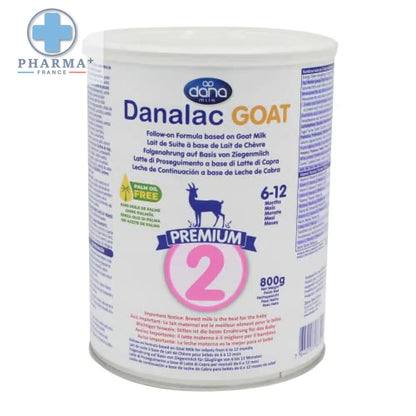 Danalac Goat Milk Follow-On Formula 800g Stage 2 Baby Milk Powder for Infants and Toddlers Age 6-12 Months (Pack of 3)-0