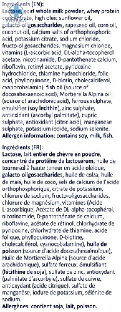 Danalac Goat Milk Growing Up Formula 400 gram Stage 3 (Pack of 6)-2