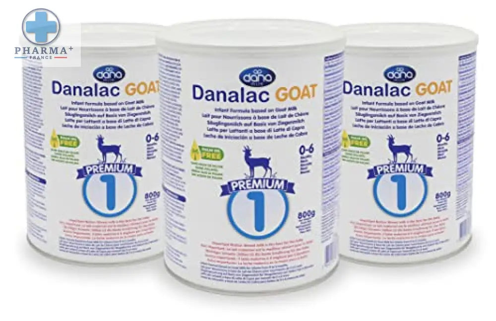 Danalac Goat Milk Infant Formula 800g Stage 1 Baby Milk Powder for Infants and Toddlers Age 0-6 Months (Pack of 3)-0