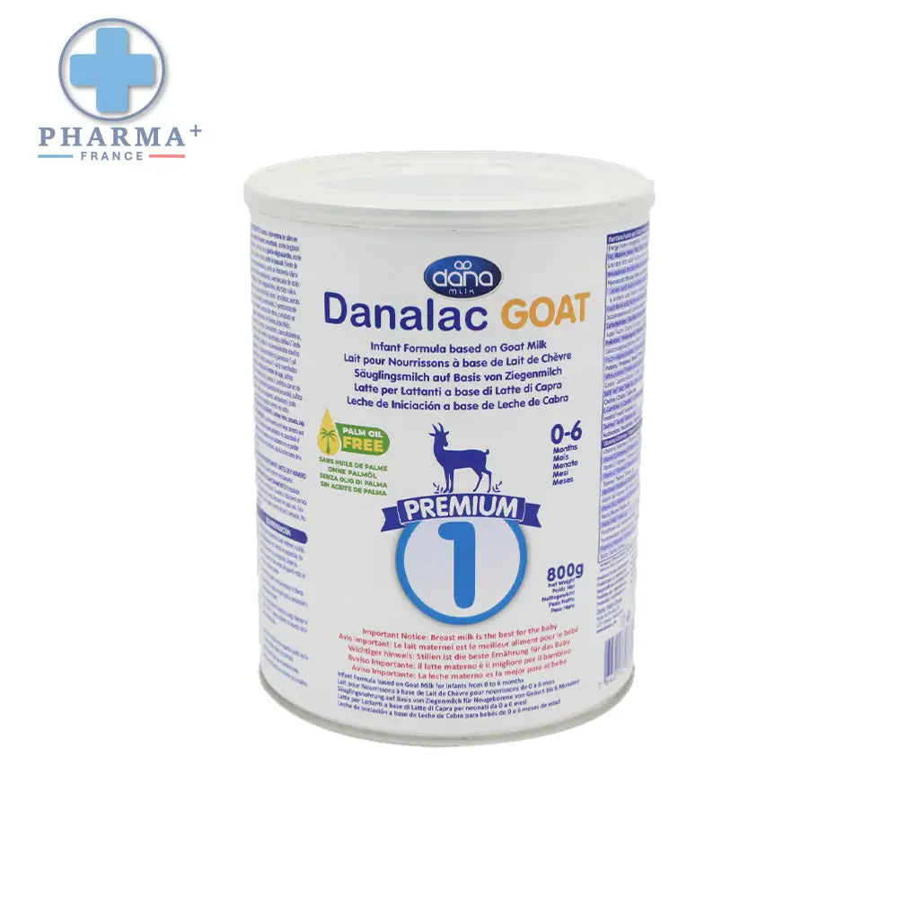 Danalac Goat Milk Infant Formula 800g Stage 1 Baby Milk Powder for Infants and Toddlers Age 0-6 Months (Pack of 6)-1