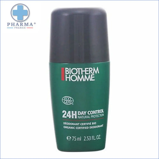 Déodorant roll-on vert foncé avec bouchon noir, groupe Nobelis homme Day Control