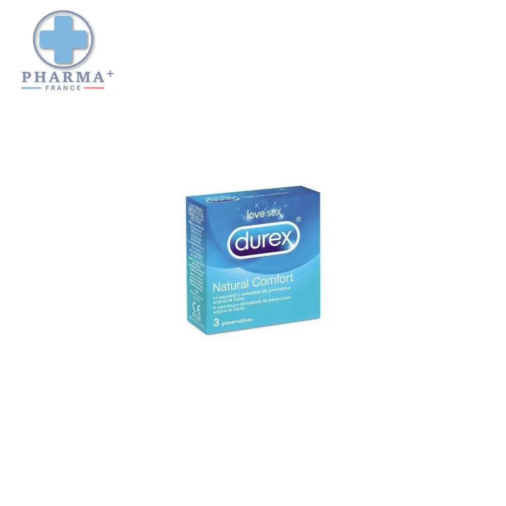 Box of Durex Natural Comfort préservatifs Durex, 12 unités, confort et sécurité