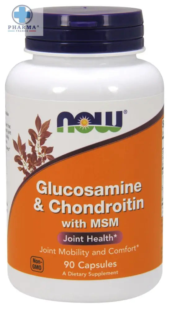 Glucosamine & Chondroitin avec MSM 90 caps – NOW Foods