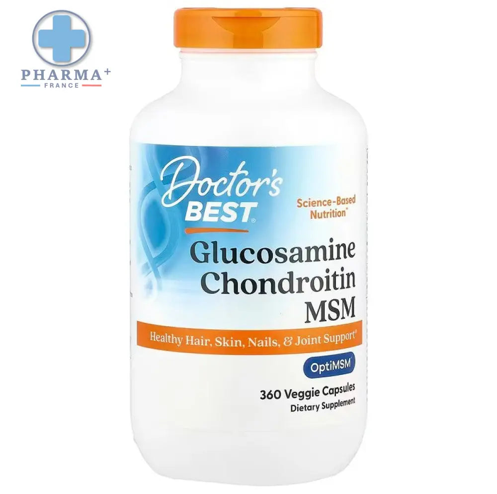 Glucosamine Chondroitin MSM avec OptiMSM 360 caps – Doctor's Best