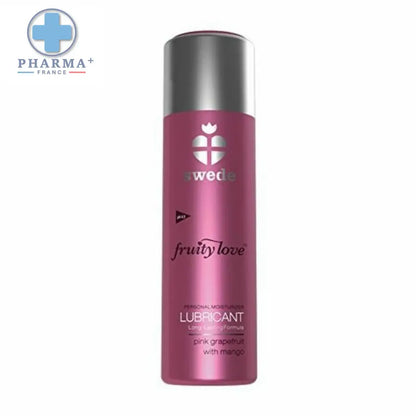Flacon rose de lubrifiant aromatisé pamplemousse mangue Groupe Nobélis