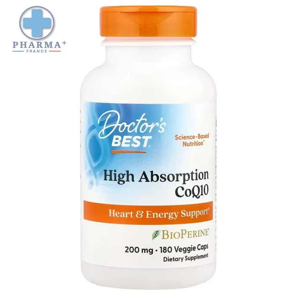 Haute Absorption CoQ10 avec BioPerine – Doctor's Best