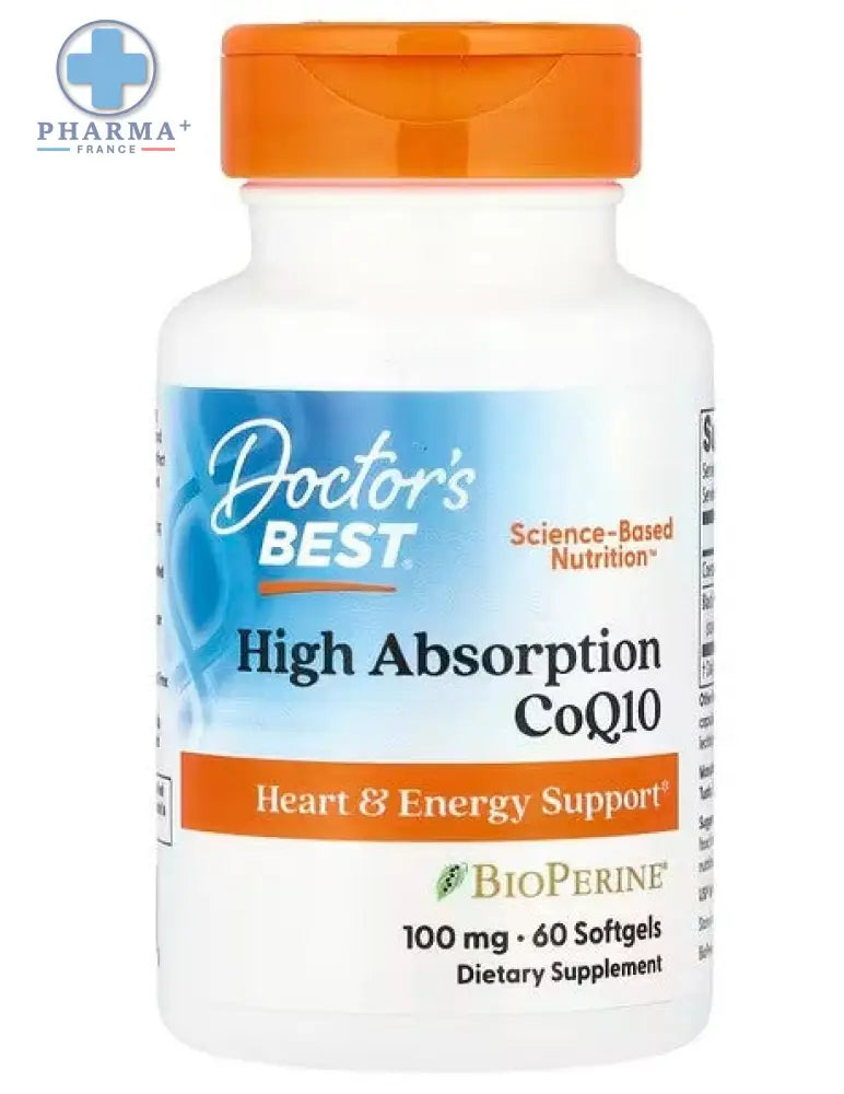 Haute Absorption CoQ10 avec BioPerine – Doctor's Best