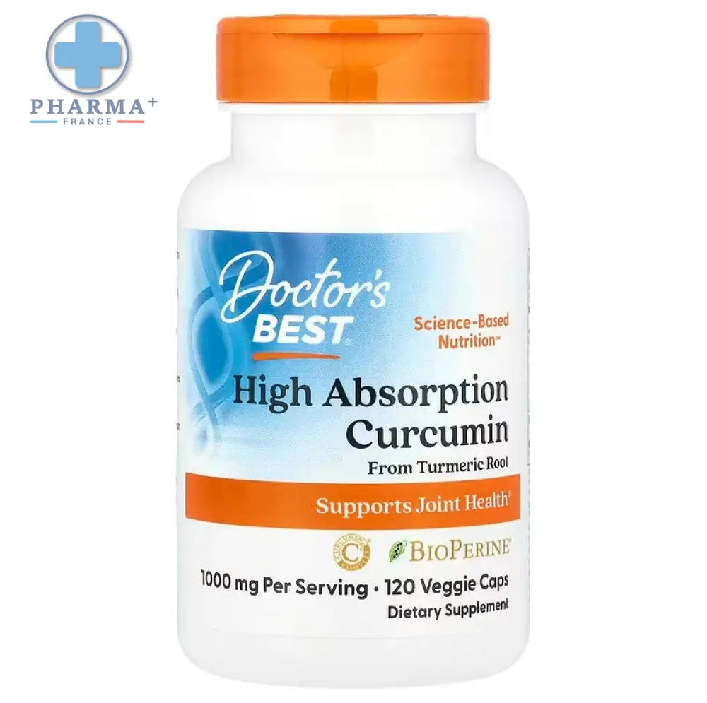 Haute Absorption Curcumin From Turmeric Racine avec C3 Complexe & BioPerine – Doctor's Best