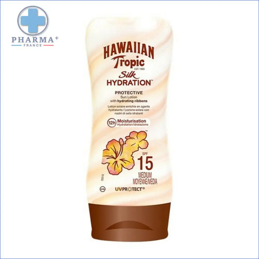Lotion solaire Silk Hydratante SPF 15 Groupe Nobélis, Hawaiian Tropic solaire silk hawaiian
